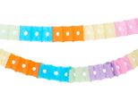 Ghirlanda Arcobaleno Decorazione Festa Colorata 6M - Taglia Unica