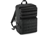 Bagbase BG848 | Zaino Tattico Molle, 30 X 45 X 22 Cm - Colore: Nero - Dimensioni: 30 X 45 X 22 Cm