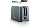 Lentz Tostapane A 2 Fette 700 Watt Automatico Con Portapane 7 Livelli Grigio 74221