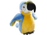 Carl Dick Pappagallo Blu-Giallo, Uccello Di Circa 20 Cm Peluche, Peluche, Peluche 3451001