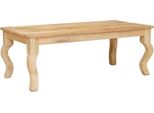 Vidaxl Tavolino Brown 100 X 55 X 40 Cm In Legno Massiccio Di Mango