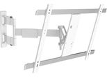 Supporto A Parete Bianco Per Monitor Tv 32-60" Completamente Regolabile, Estensibile, Girevole, Inclinabile, Ruotabile, Ultrapiatto, SLIMLINE-A-466-W"