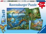 Ravensburger 9317 Puzzle Fascination Dinosaurs 3 X 49 Pezzi 9317