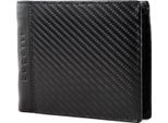 Bugatti Pelle Portafoglio Comet Wallet Black Nero