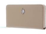 U.S. Polo Assn. Portafoglio Jones Zip Around Wallet Beige Marrone
