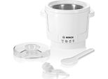 Bosch Eisbereiter MUZ5EB2, 550ml, selbstgemachtes Eis, Sorbet und Frozen Yoghurt, weiß, passend für Küchenmaschine Serie 4