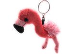Onwomania Peluche / Coccolone / Portachiavi In Tessuto Animale Fenicottero Rosa Uccello 28 Cm