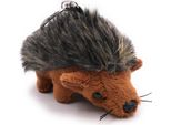 Onwomania Peluche / Coccolone / Portachiavi In Tessuto Riccio Marrone 13 Cm
