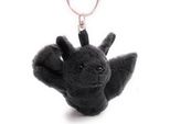 Onwomania Peluche / Coccolone / Portachiavi In Tessuto Animale Pipistrello Nero Marrone 15 Cm
