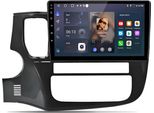 Radio 10 Pollici 6+128 Gb Android Autoradio Per Mitsubishi Outlander 2012-2018 Wireless Carplay Android Auto 4G Wifi Gps Navi 8Kern Rds Dsp Dab+ Bt