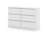 Cassettiera Maja S6 120 Cm Bianco Opaco Credenza Alta