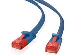 Helos 262975 Cavo Patch Ultra Sottile Cat 6 Blu 20M