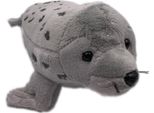 Onwomania Peluche Peluche In Tessuto Animale Foca Foca Puntinato Grigio 25 Cm