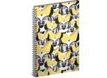 Blocco Note A Spirale A4 A Righe - Quaderno Per Bambini, Scuola, Ufficio - Blocco Note Con 60 Pagine (Minnie - Giallo)