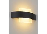 Zmh Led Wall Light Bianco Caldo Lampada Da Parete Interna Acrilica Moderna Lampada Da Letto Lampada Da Notte 6W Per Soggiorno Camera Da Letto Soggiorno Studio Scala