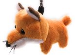 Onwomania Peluche / Coccolone / Portachiavi In Tessuto Animale Volpe Rossa Marrone 11 Cm