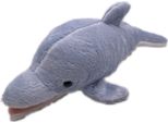 Onwomania Peluche In Tessuto Animale Delfino Grande Grigio 46 Cm
