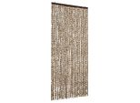 Vidaxl Tenda Zanzariera Beige E Marrone 90X220 Cm In Ciniglia