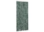 Vidaxl Tenda Zanzariera Verde E Bianca 90X220 Cm In Ciniglia