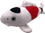Onwomania Peluche In Tessuto Animale Koi Carpa Pesce Bianco 22 Cm