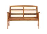 Syfax™ Panchina Da Giardino 119 Cm In Legno Massello D'acacia