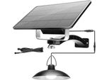 Bianco-1 Pannello Solare Su 1 Lampada-Ddp Led Sensore Solare Luce A Sospensione, IP65 Impermeabile Luce Esterna Lampade Solari, Illuminazione Giardino, Illuminazione A Sospensione Per Esterno Negozio Cortile,