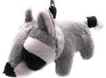 Onwomania Peluche / Coccolone / Portachiavi In Tessuto Animale Tasso Procione Grigio 13 Cm