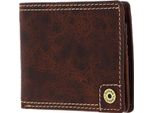 Bruno Banani Pelle Portafoglio Wallet With Flap Cognac Marrone