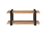 Mobile Tv 90X40X40 Cm In Legno Massiccio Di Acacia