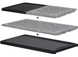 Set Di 3 Piastre Per Raclette Aarau Di Syntrox Germania - Piastra In Pietra, Piastra Per Grigliare E Piastra Divisa Per Un Divertimento Versatile