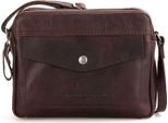 Spikes & Sparrow Pelle Borsa A Tracolla Hawaii Crossover Dark Brown Marrone Scuro