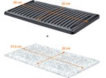 Syntrox Germany Set Di 2 Piastre Per Raclette Gent - Piastra In Pietra E Piastra Per Raclette, Per Grigliare E Arrostire Senza Grassi, Accessori Di Alta Qualità