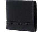 Bruno Banani Pelle Portafoglio Atlanta Wallet Black Nero