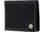 Bruno Banani Pelle Portafoglio Mini Flip Wallet Black Nero