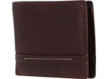 Bruno Banani Pelle Portafoglio Atlanta Wallet Brown Marrone