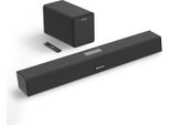 120W Home Cinema Sound System Soundbar 2.1 Tv Bluetooth Speaker Supporto Ottico Aux Coassiale Soundbar Con Subwoofer Per La Tv, (Altoparlante Bluetooth Senza Fili + Subwoofer)