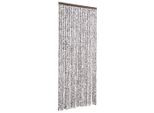 Vidaxl Tenda Zanzariera Marrone E Beige 90X200 Cm In Ciniglia