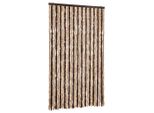 Vidaxl Tenda Zanzariera Beige E Marrone Chiaro 118X220 Cm In Ciniglia
