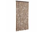 Tenda Zanzariera Beige E Marrone Chiaro 90X200 Cm In Ciniglia
