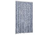 Vidaxl Tenda Zanzariera Blu E Bianca 118X220 Cm In Ciniglia