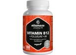 Vitamina B12 1000 μG Ad Alto Dosaggio +B9+B6 Compresse Vegan 180 St