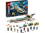 Lego 71756 Ninjago Water Sailer, Sottomarino Giocattolo Con Kai E Nya, Regali Per Bambini, Ragazzi E Ragazze Dai 9 Anni In Su, Set Di 10 Minifigure Ninja