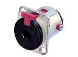 Neutrik - Connettore Jack Per Telaio, Femmina A 3 Pin, Placcato Argento, Nichel, Dimensione D