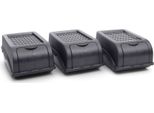Novaliv Cassette Per Verdure Cassette Per Patate Contenitori Da 3,5L A 9L (Antracite, 3X3,5L)