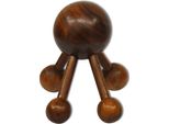 Bastoni Da Massaggio Rullo Da Massaggio In Legno Duro - Veramente Fatto A Mano - Bastone Da Massaggio (14309 - Riccio Da Massaggio (Circa 10 X 10 X 9 Cm)