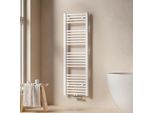 Emke Radiatore Bagno Asciugamani Radiatore 40X120Cm 427 Watt Di Potenza Bianco Radiatore Bagno Attacco Centrale Riscaldamento Senza Elemento Riscaldante