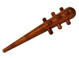 Bastoni Da Massaggio Rullo Da Massaggio In Legno Duro - Veramente Fatto A Mano - Bastone Da Massaggio (14310 - Bastone Da Massaggio Riccio (Circa 18 X 4 Cm))