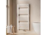 Emke Radiatore Bagno Asciugamani Radiatore 60X120Cm 598 Watt Di Potenza Bianco Radiatore Bagno Attacco Centrale Riscaldamento Senza Elemento Riscaldante