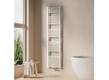 Emke Radiatore Bagno Asciugamani Radiatore 40X160Cm 547 Watt Di Potenza Bianco Radiatore Bagno Attacco Centrale Riscaldamento Senza Elemento Riscaldante