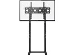 Wisfor Supporto Per Tv Supporto Per Tv Per Monitor Lcd Led Da 32" A 65"", Regolabile In Altezza, Vesa Max 600X400Mm, Fino A 40Kg"